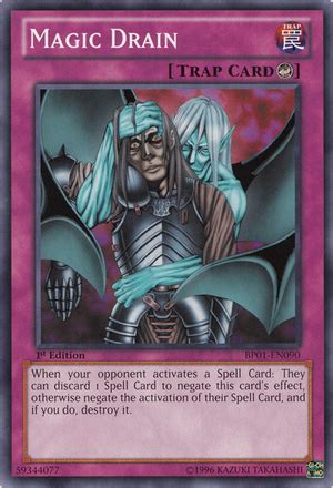 Foiling Your Opponent's Plans: How Magic Drain Can Turn the Tide in Yugioh.